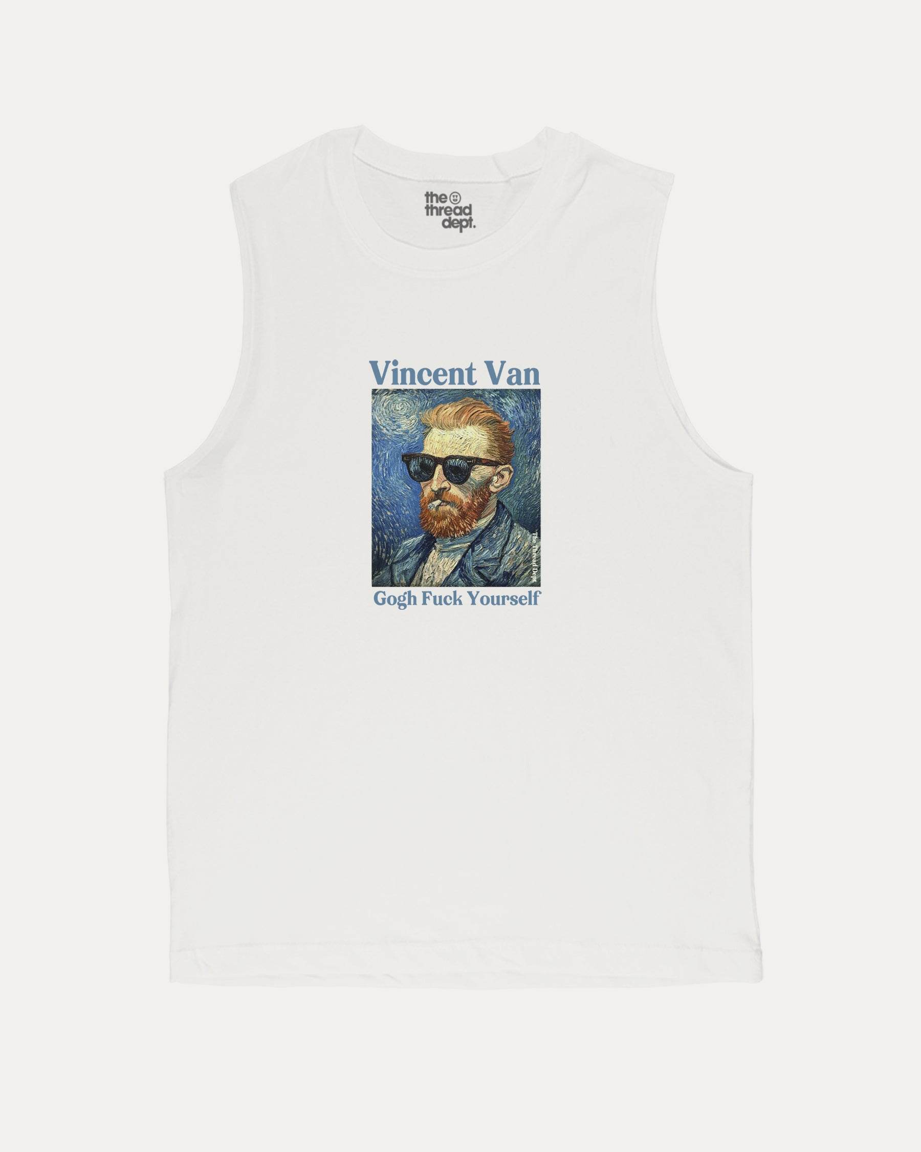 Vincent Van Gogh Fuck Yourself - Graphic Muscle Tee - TheThreadDept