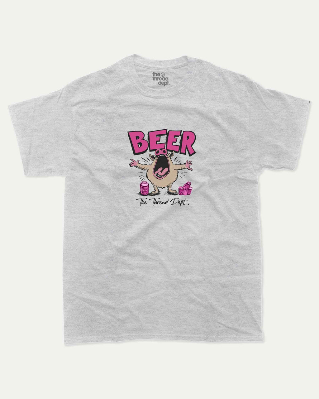 Yelling Pig - Graphic Tee - TheThreadDept