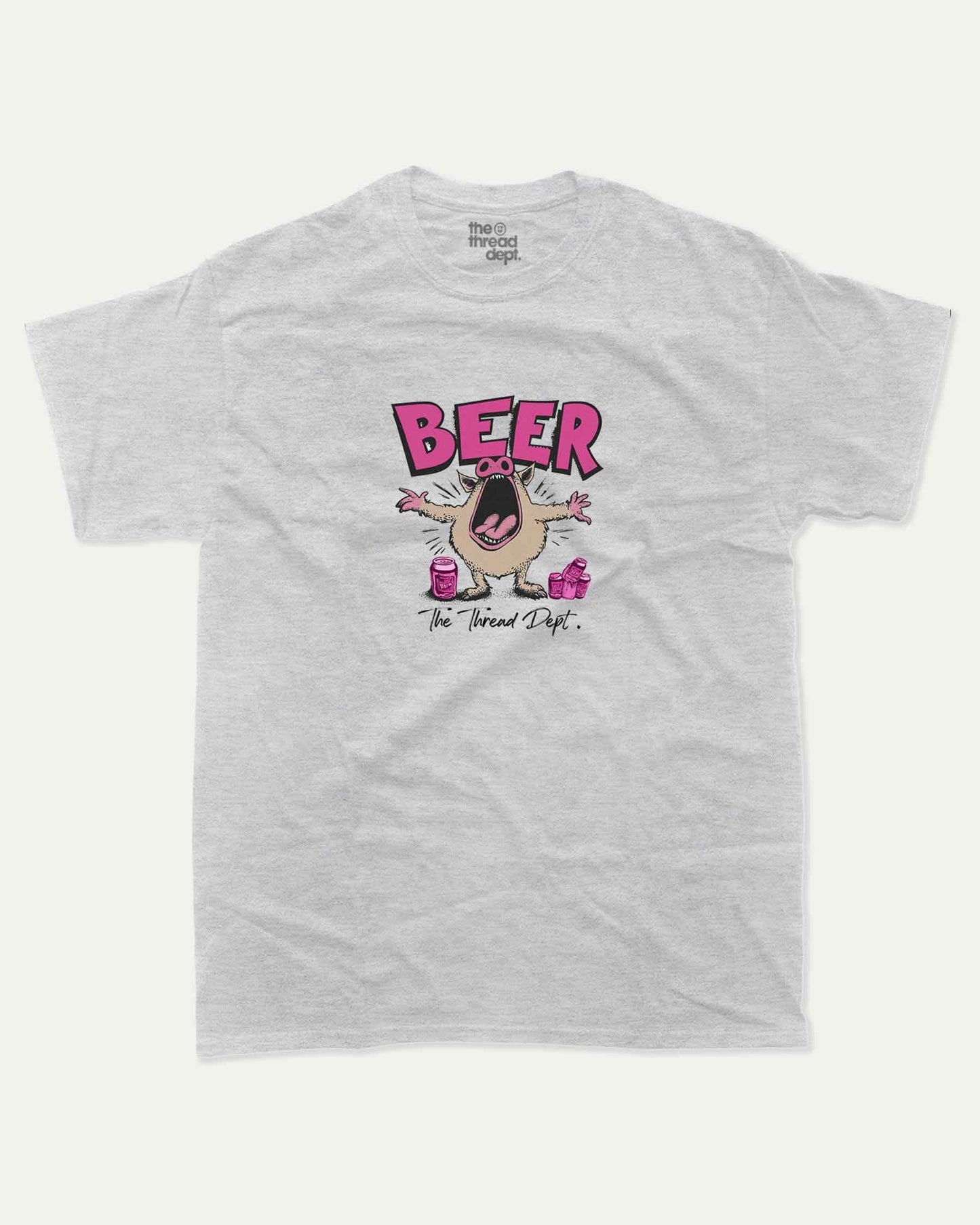 Yelling Pig - Graphic Tee - TheThreadDept