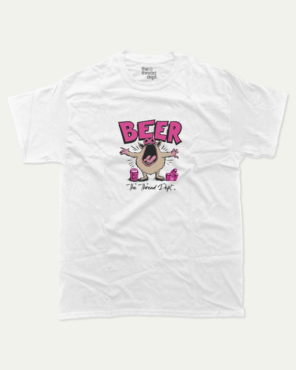 Yelling Pig - Graphic Tee - TheThreadDept