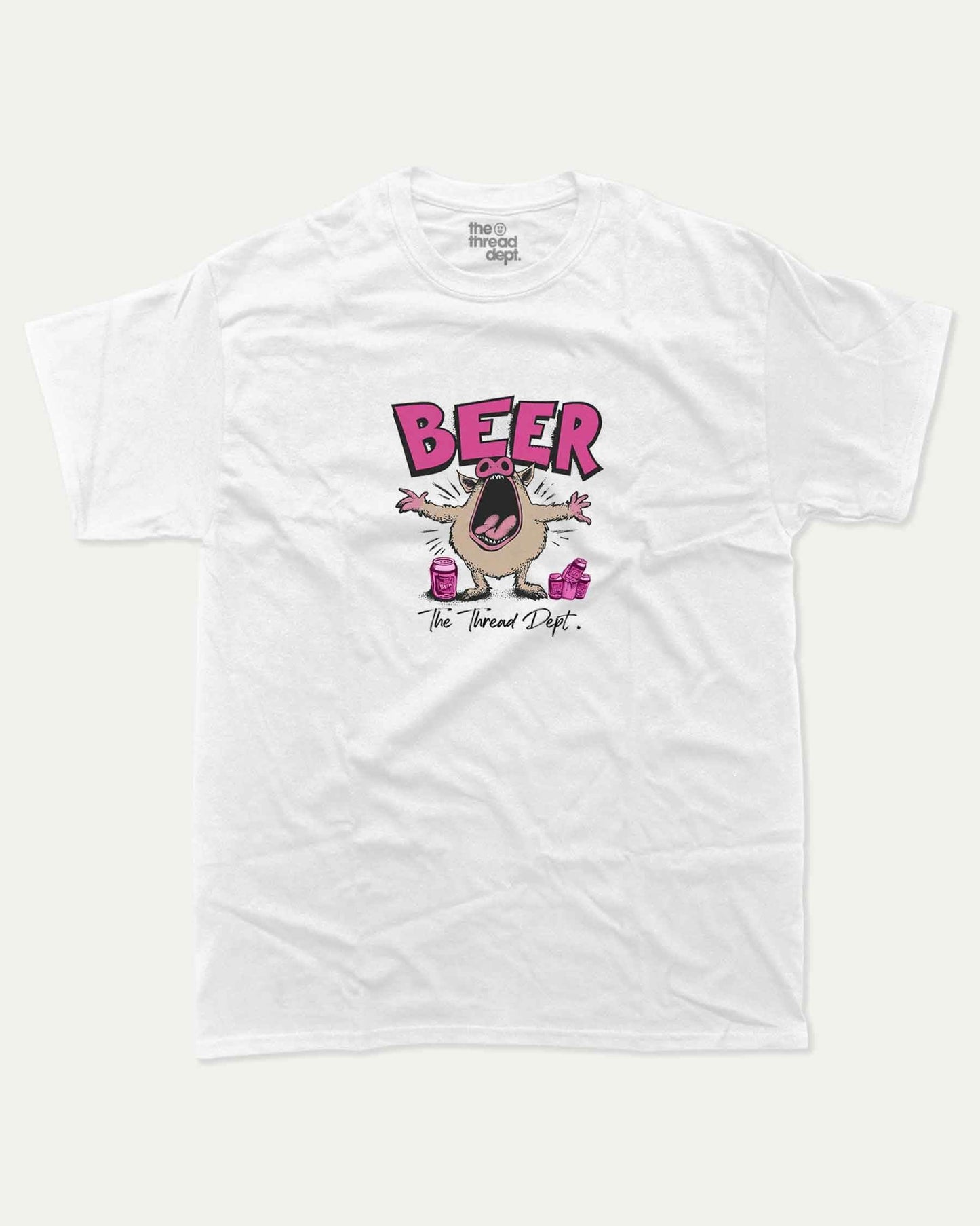 Yelling Pig - Graphic Tee - TheThreadDept