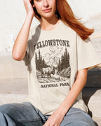Yellowstone National Park graphic t-shirts.